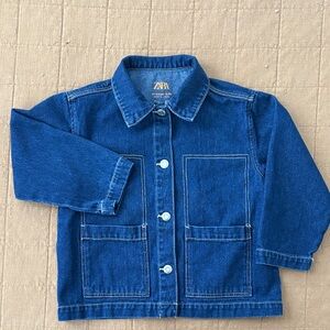 Zara Denim Chore Jacket - 3-4Y